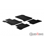 Original Gledring Passform Fußmatten Gummimatten 4 Tlg.+Fixing - Mercedes-Benz C Klasse W204 204 2007-2013